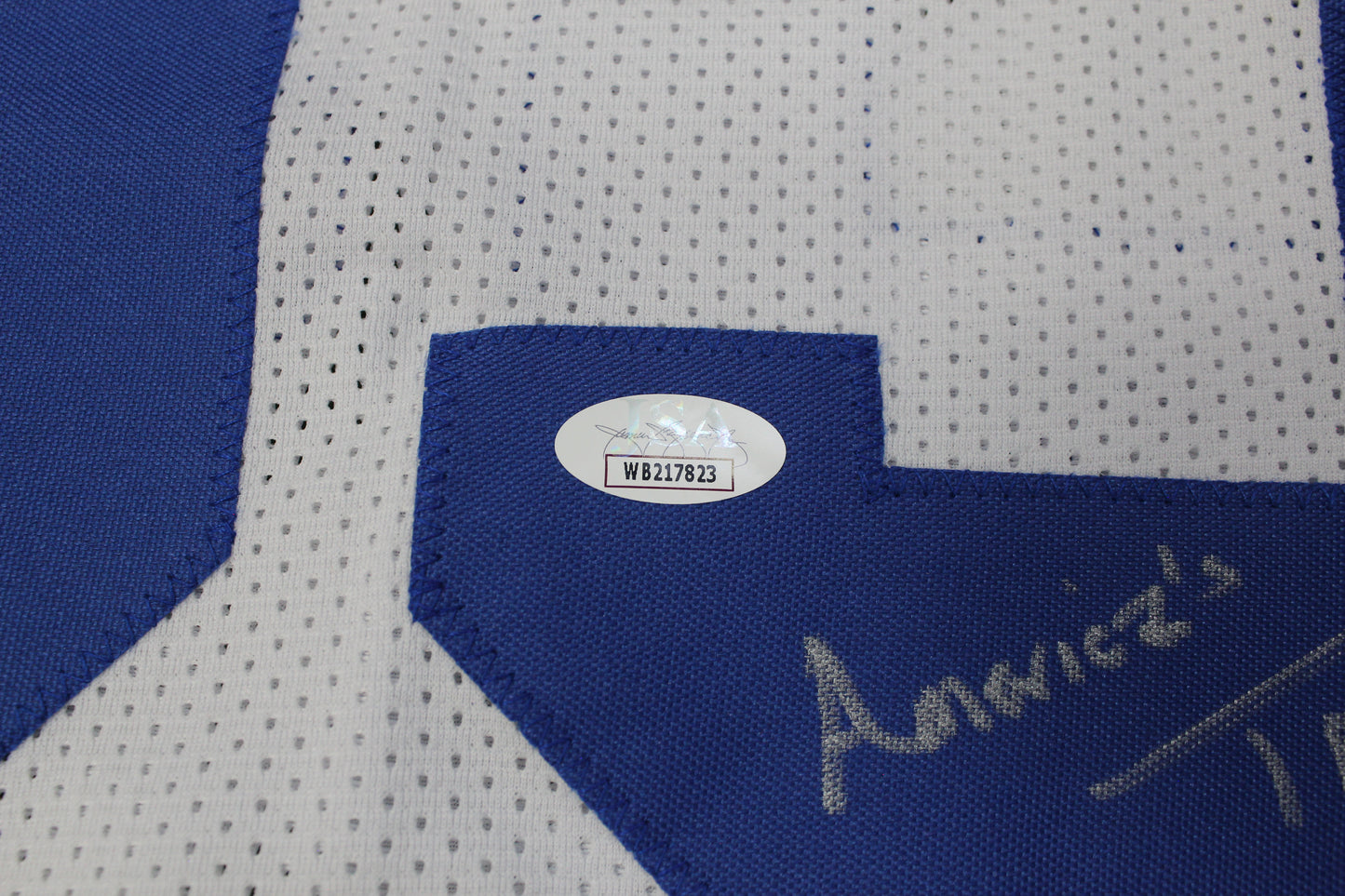 KEVIN WILLIAMS DALLAS COWBOYS SIGNED JERSEY Hurricanes w/INSCs 3XL JSA