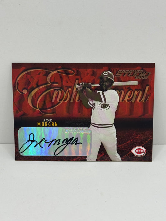 2003 Donruss Studio Joe Morgan Enshrinement Autograph #E-22 /10 Reds