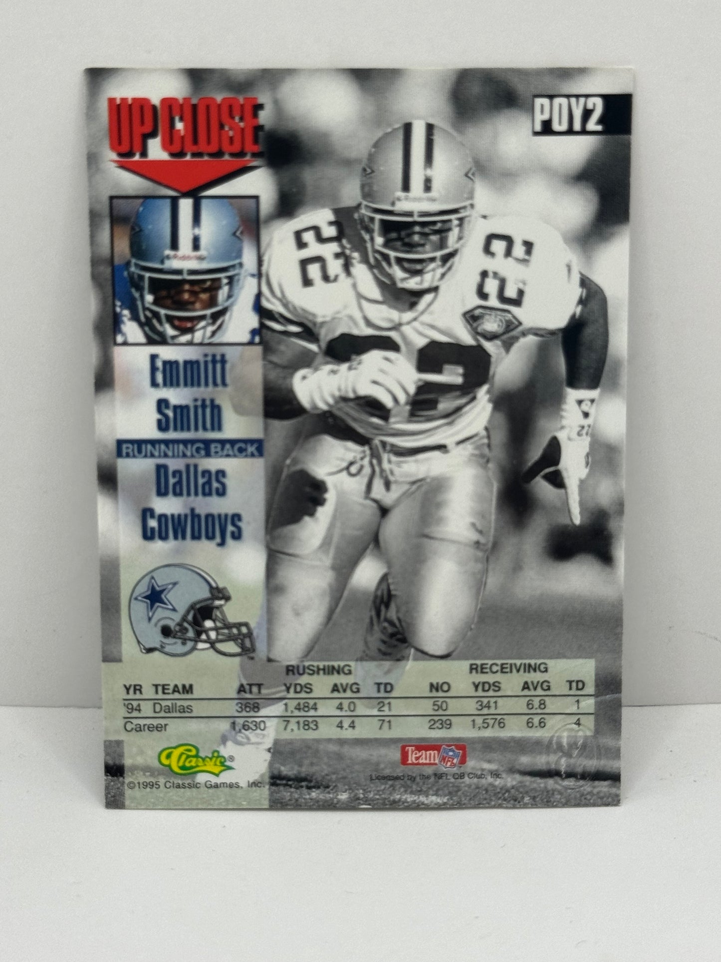 1995 Classic Emmitt Smith Images Autographs #POY2 Cowboys