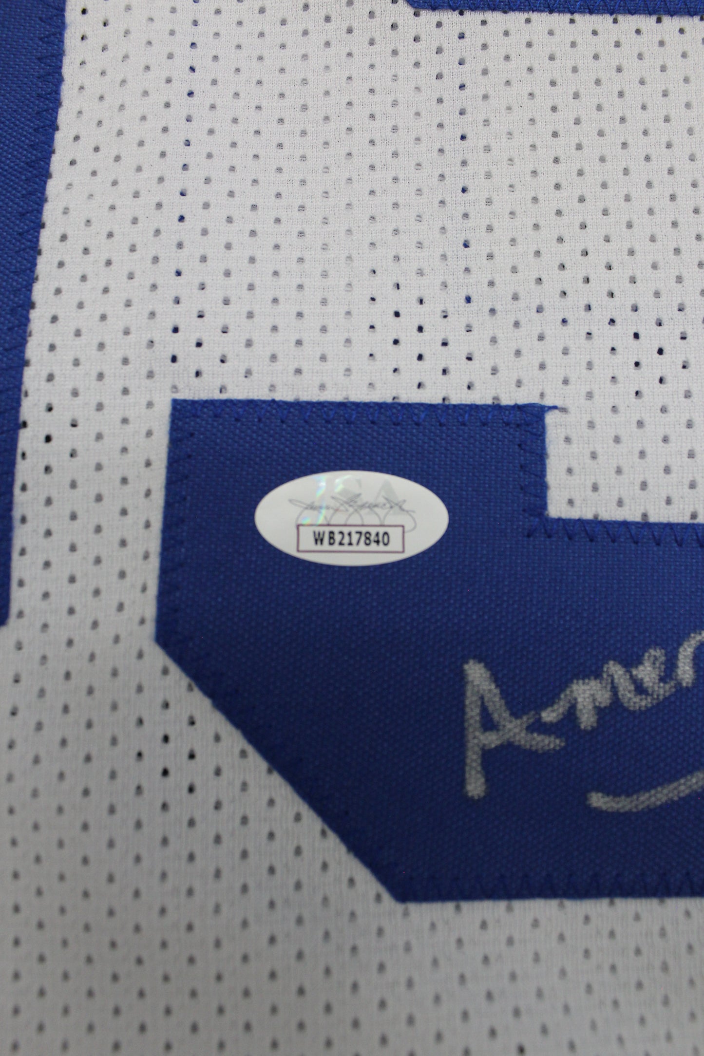 KEVIN WILLIAMS DALLAS COWBOYS SIGNED JERSEY Hurricanes w/INSCs XL JSA