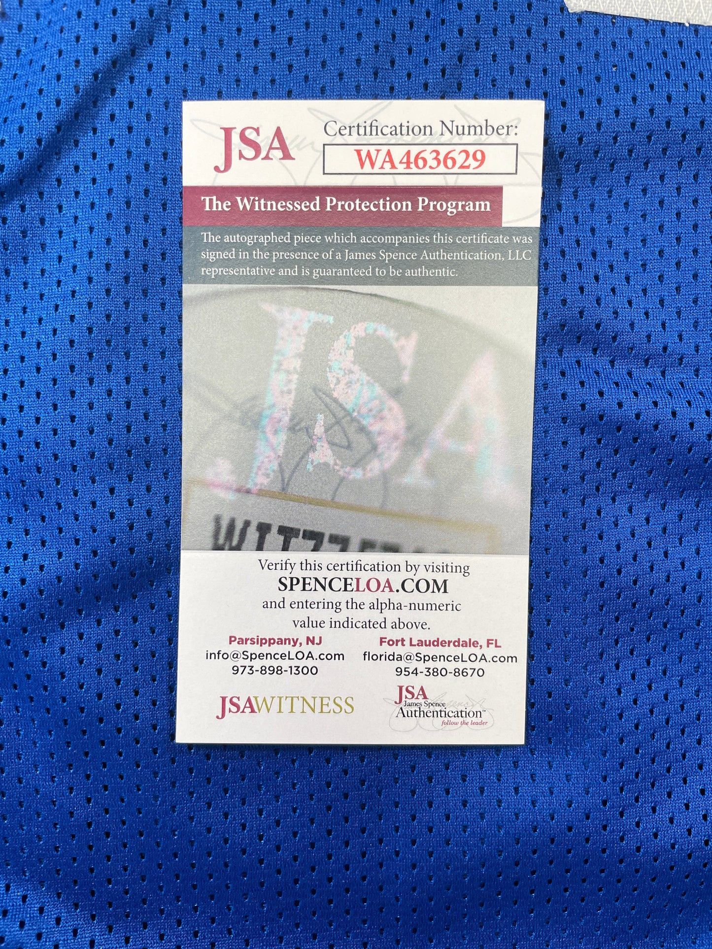 BOB LILLY DALLAS COWBOYS SIGNED Throwback JERSEY w/HOF80 JSA COA