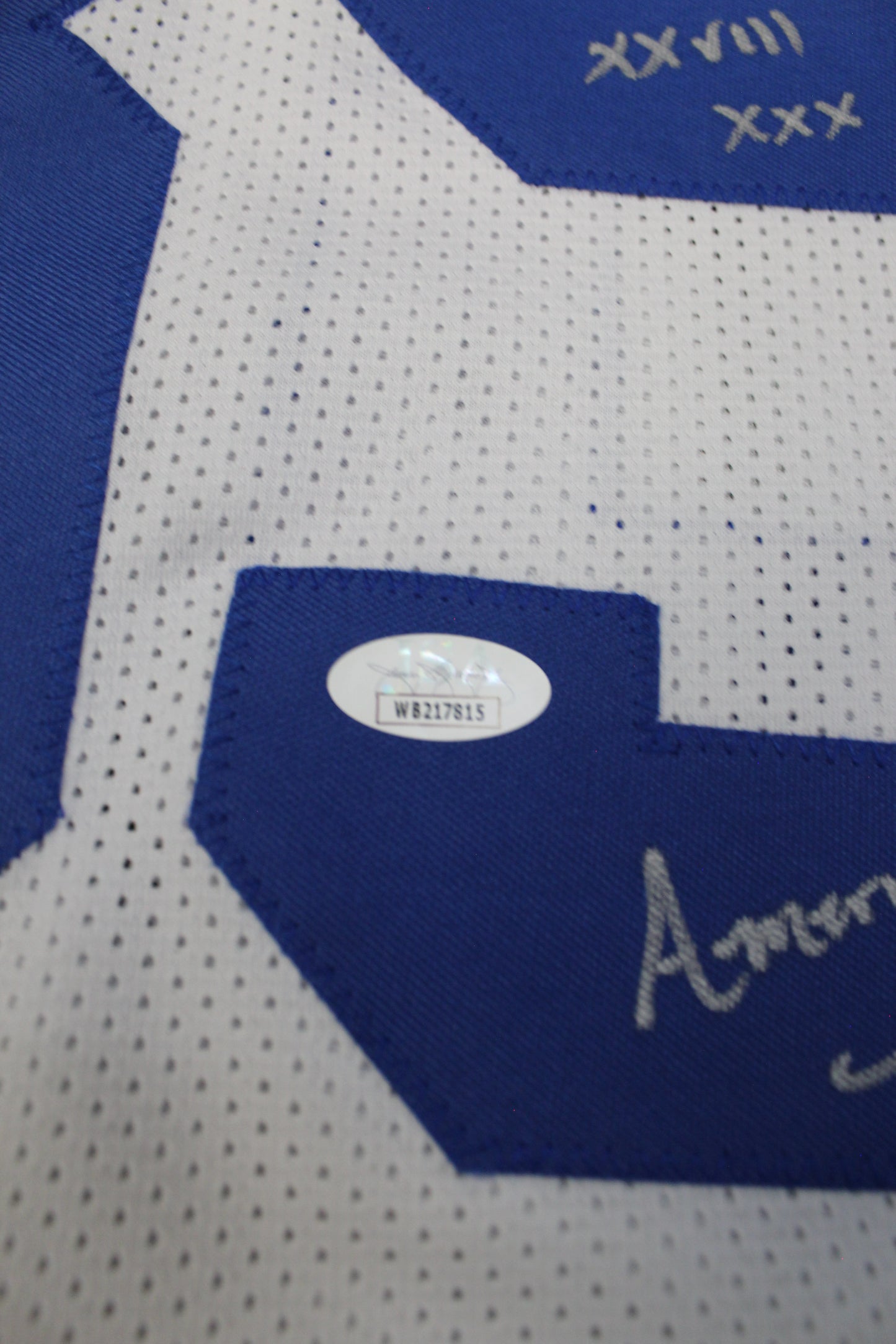 KEVIN WILLIAMS DALLAS COWBOYS SIGNED JERSEY Hurricanes w/INSCs XL JSA