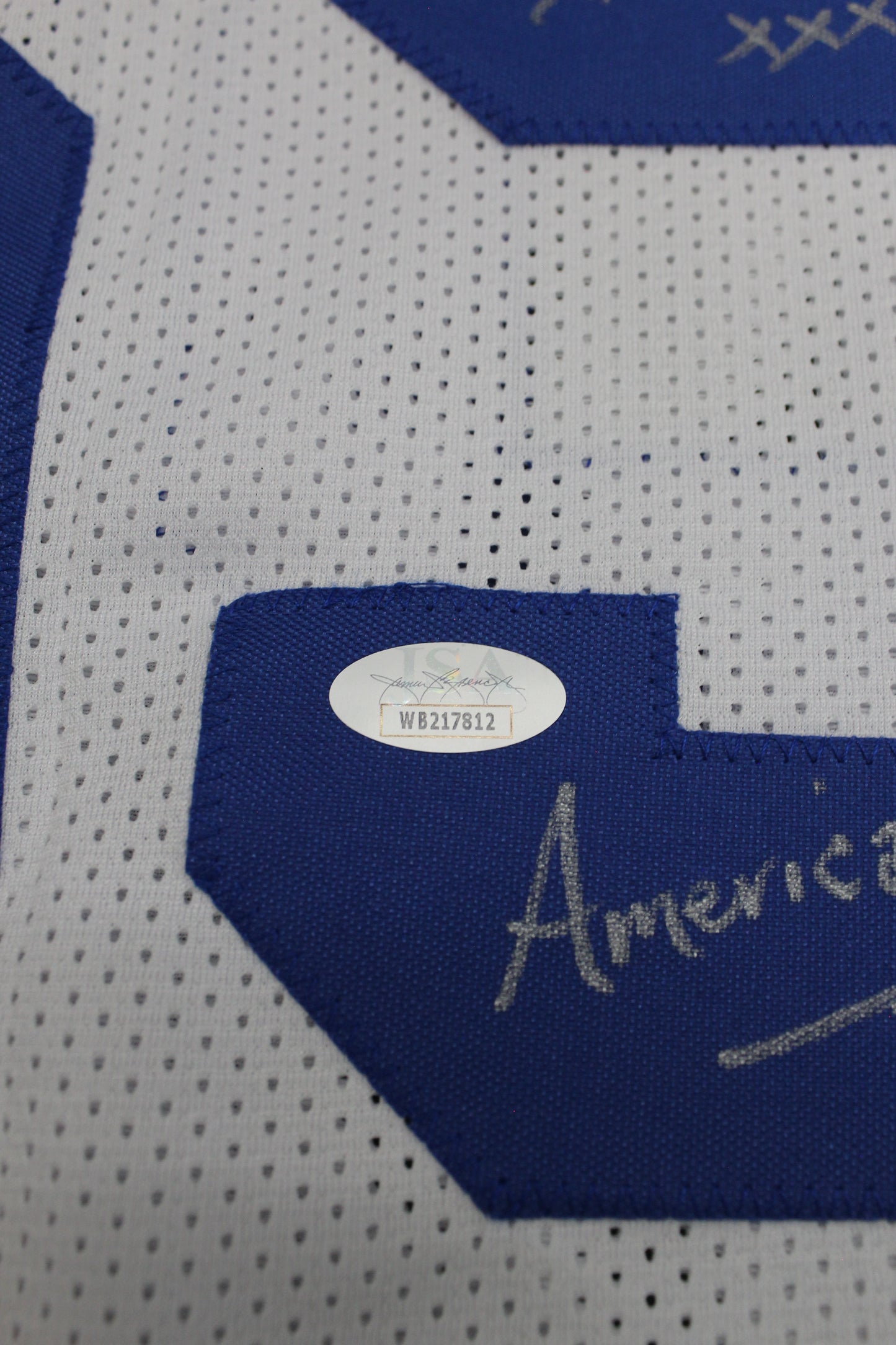 KEVIN WILLIAMS DALLAS COWBOYS SIGNED JERSEY Hurricanes w/INSCs XL JSA