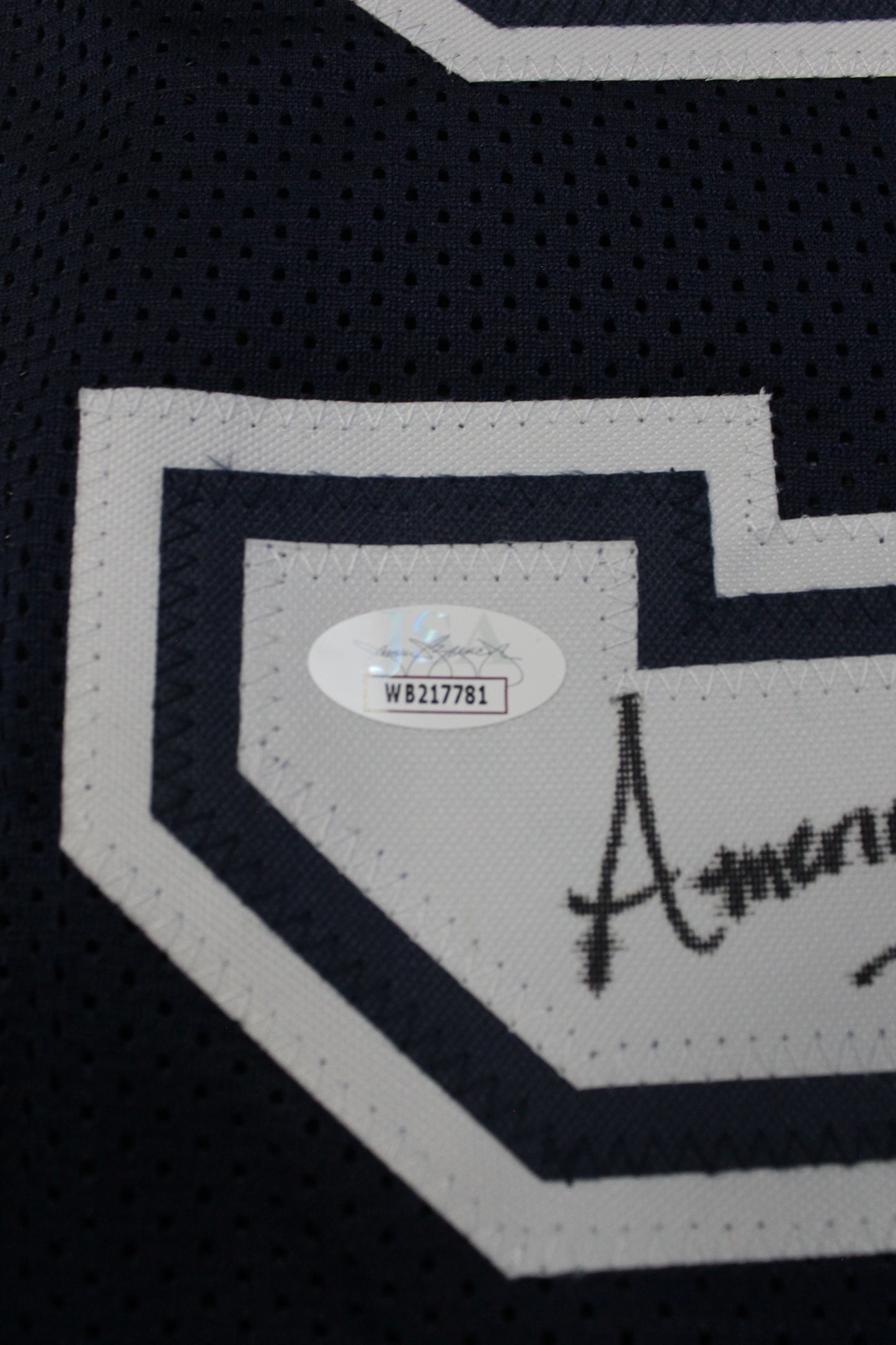 KEVIN WILLIAMS DALLAS COWBOYS SIGNED Blue JERSEY Hurricanes w/INSCs M JSA