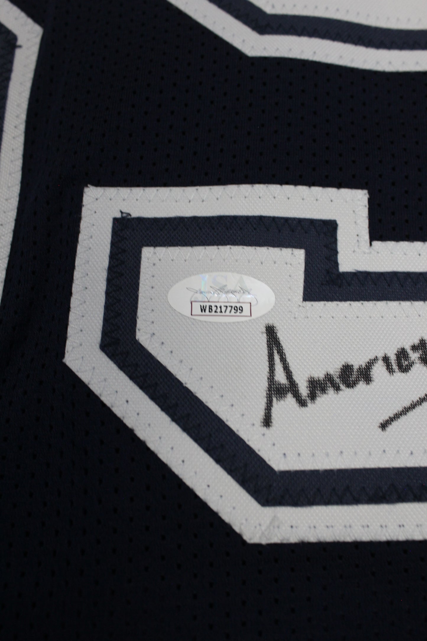 KEVIN WILLIAMS DALLAS COWBOYS SIGNED Blue JERSEY Hurricanes w/INSCs 3XL JSA