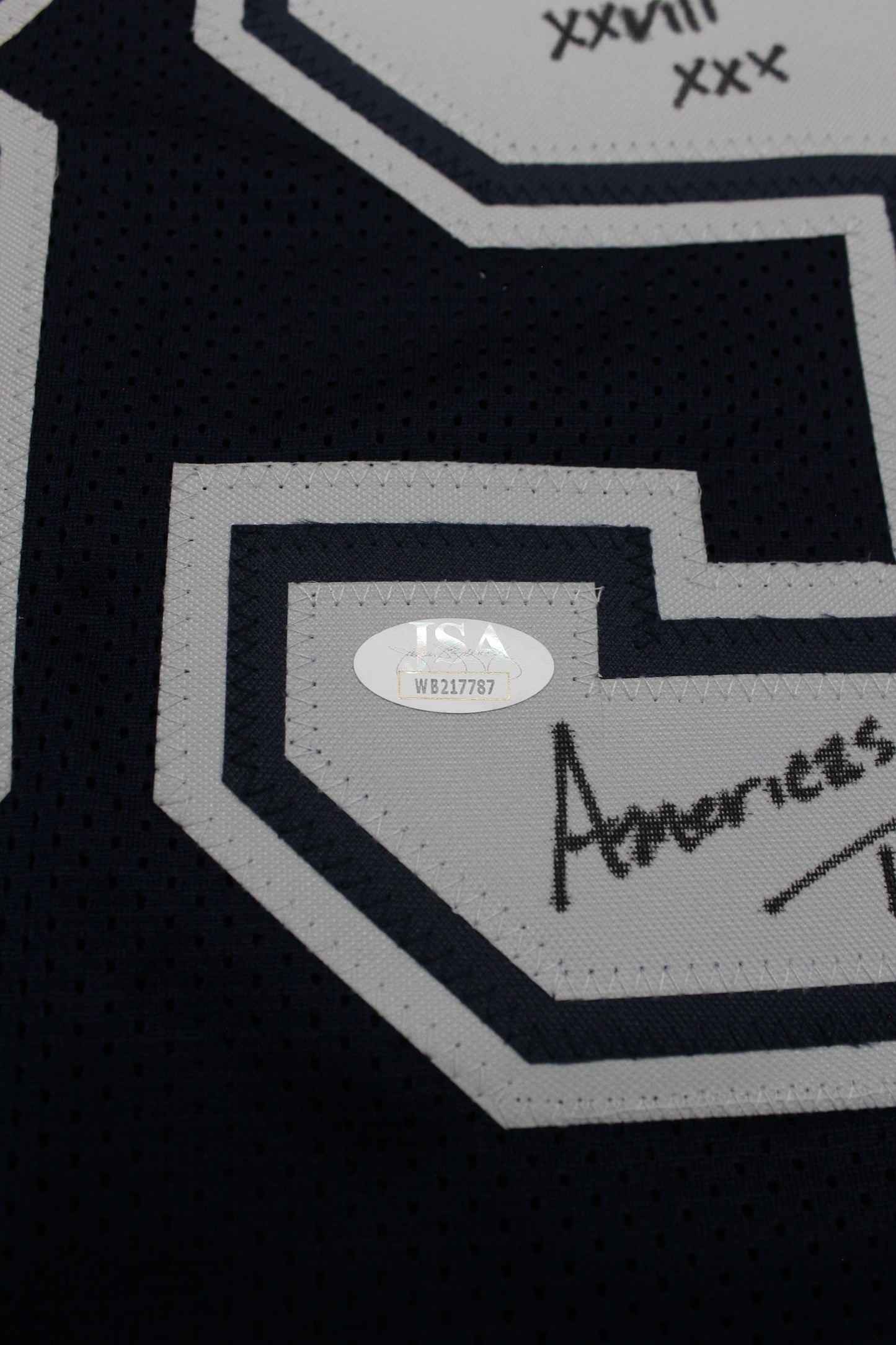 KEVIN WILLIAMS DALLAS COWBOYS SIGNED Blue JERSEY Hurricanes w/INSCs L JSA