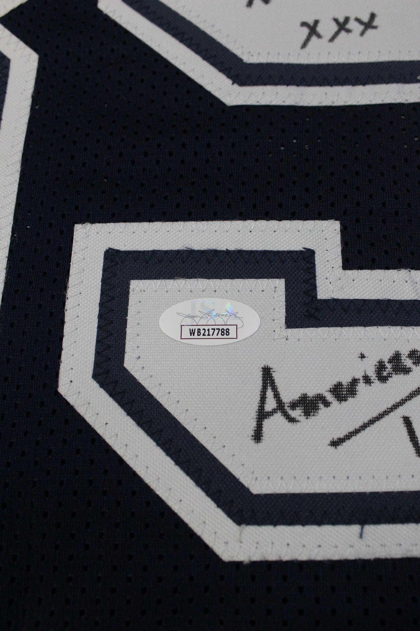 KEVIN WILLIAMS DALLAS COWBOYS SIGNED Blue JERSEY Hurricanes w/INSCs L JSA