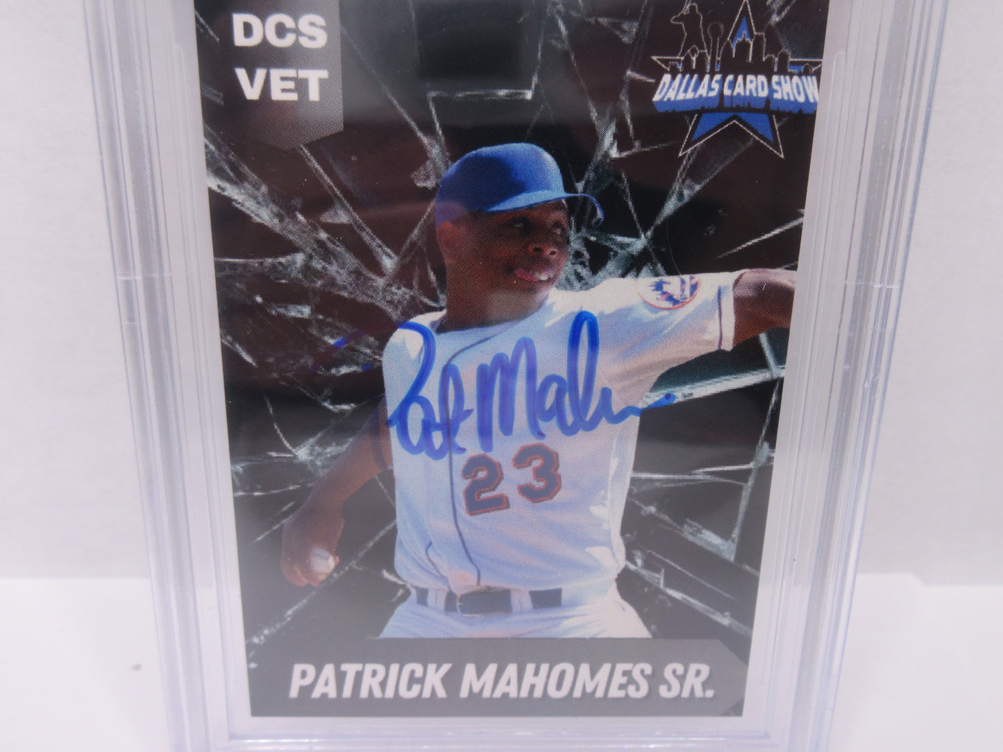 PAT MAHOMES SR SIGNED 2024 DCS Series 3 BGS BAS SLAB w/Who's Your Daddy AUTO 10