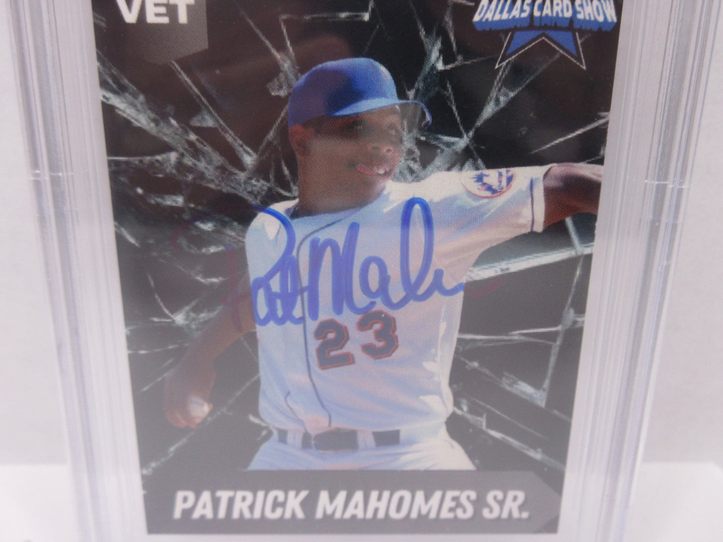 PAT MAHOMES SR SIGNED 2024 DCS Series 3 BGS BAS SLAB w/Who's Your Daddy AUTO 10