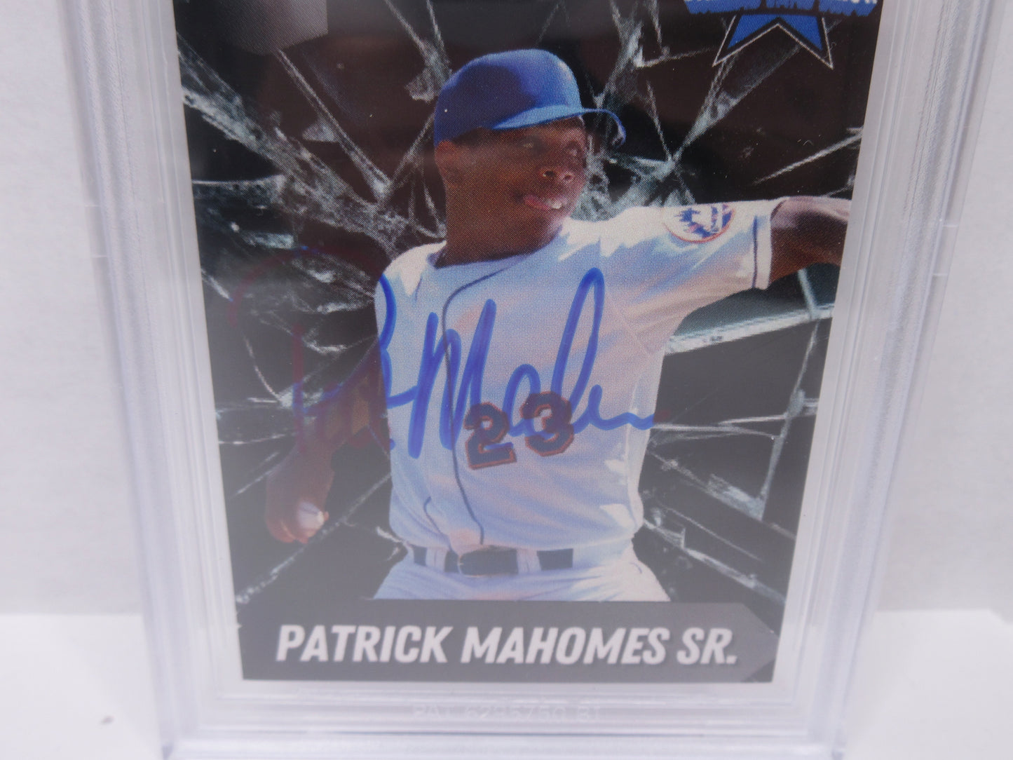 PAT MAHOMES SR SIGNED 2024 DCS Series 3 BGS BAS SLAB w/Who's Your Daddy AUTO 10