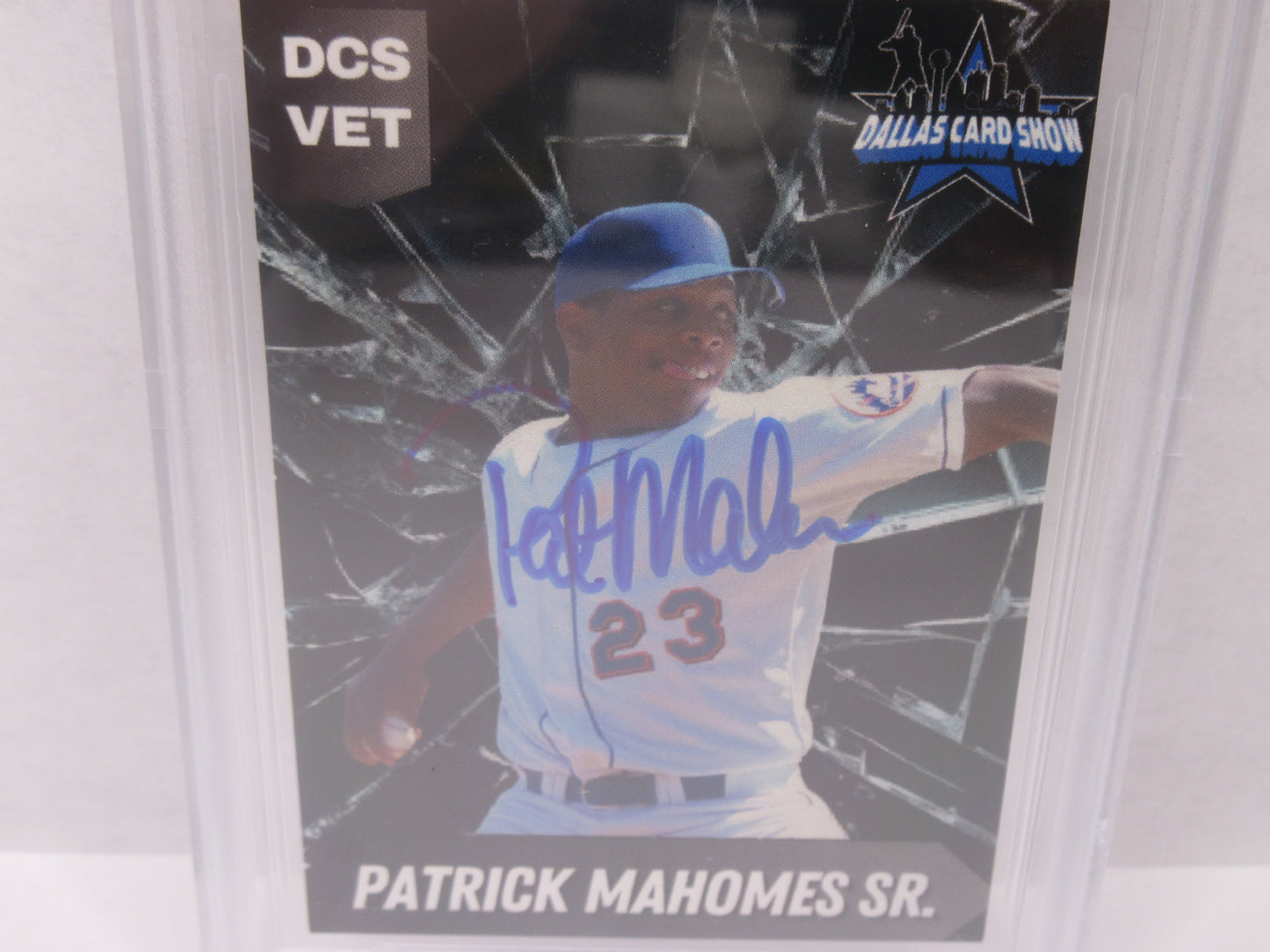PAT MAHOMES SR SIGNED 2024 DCS Series 3 BGS BAS SLAB w/Who's Your Daddy AUTO 10