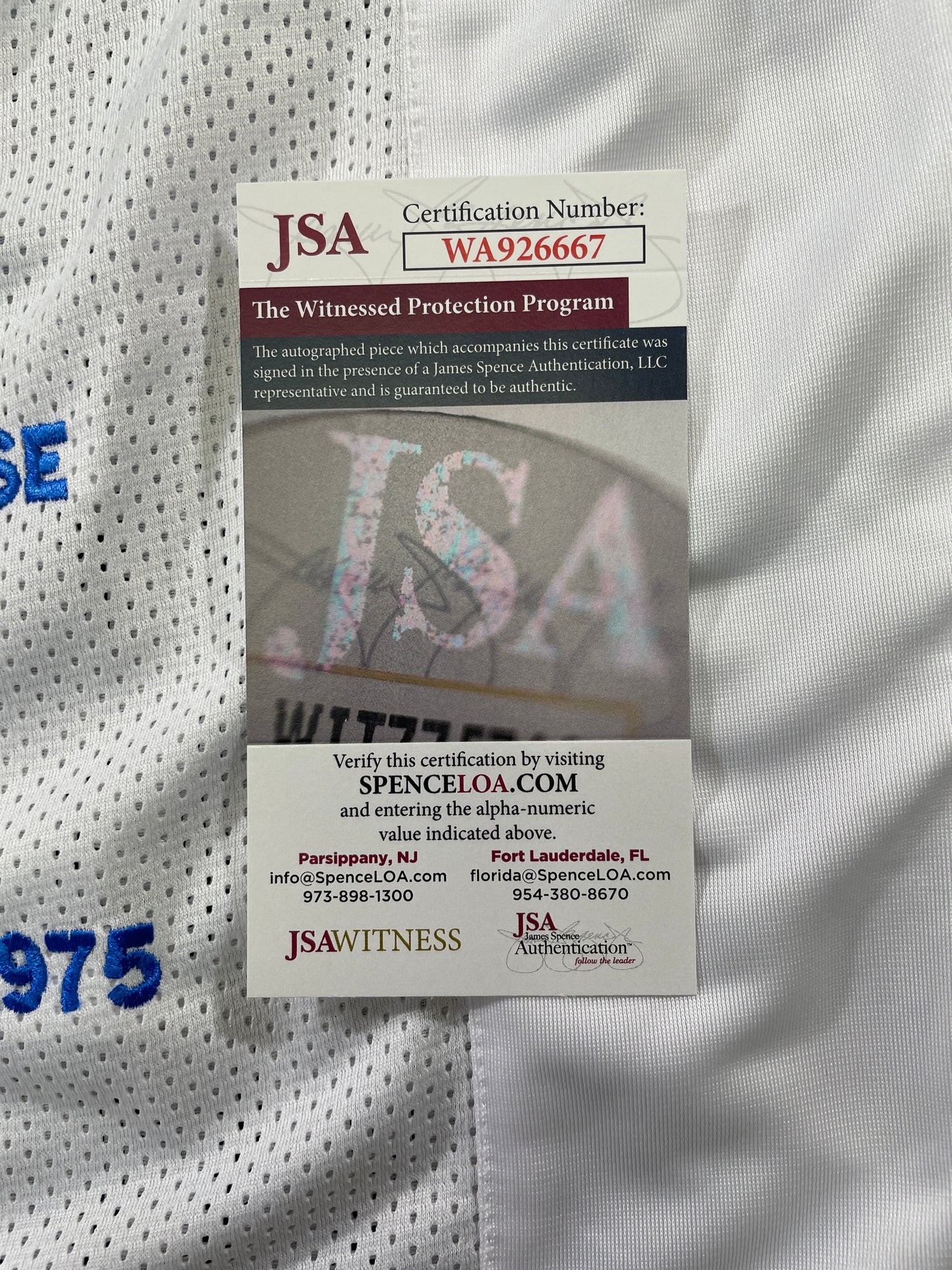 BOB LILLY DALLAS COWBOYS SIGNED STAT FOOTBALL JERSEY w/HOF JSA