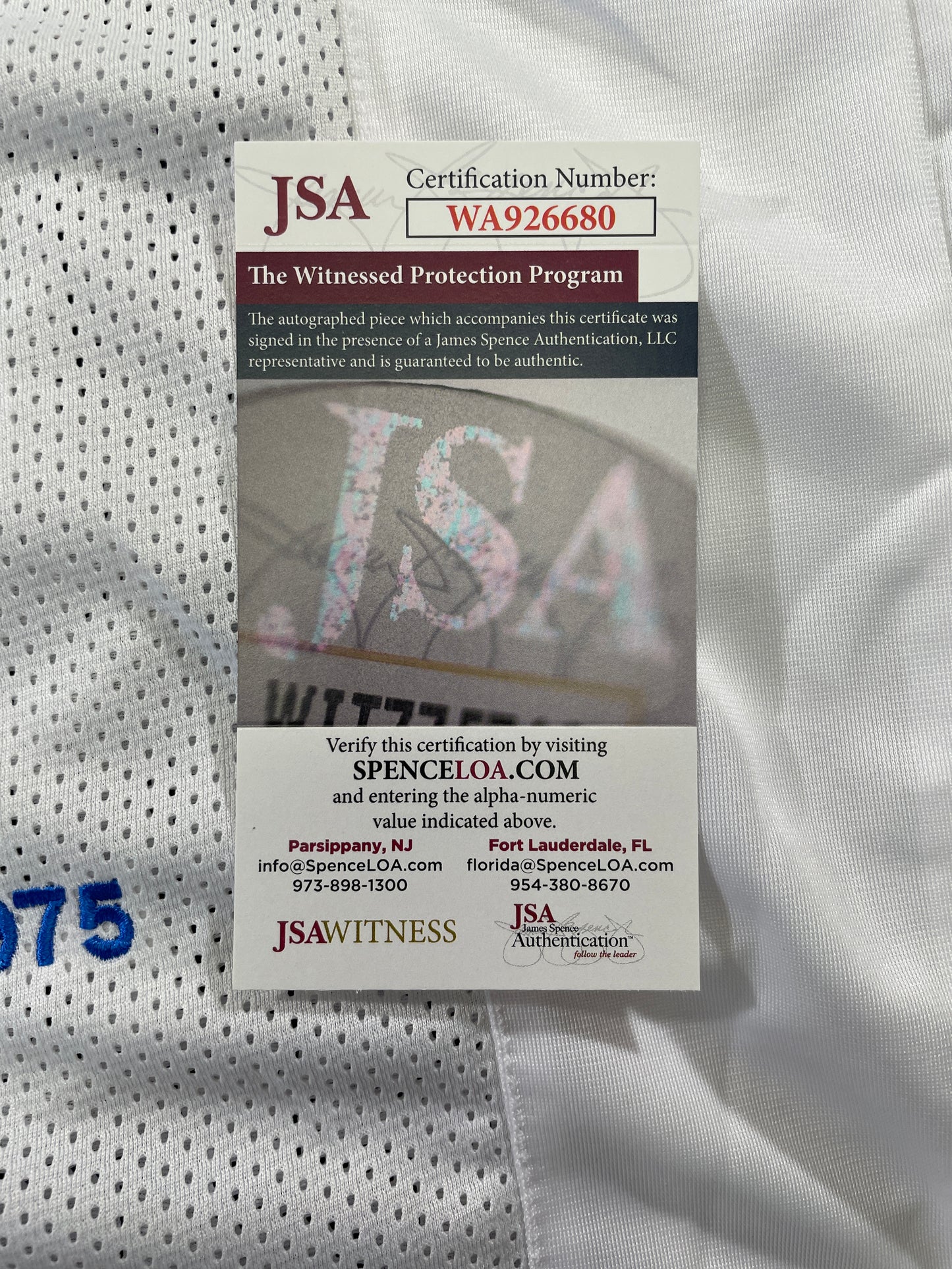 BOB LILLY DALLAS COWBOYS SIGNED STAT FOOTBALL JERSEY w/HOF JSA