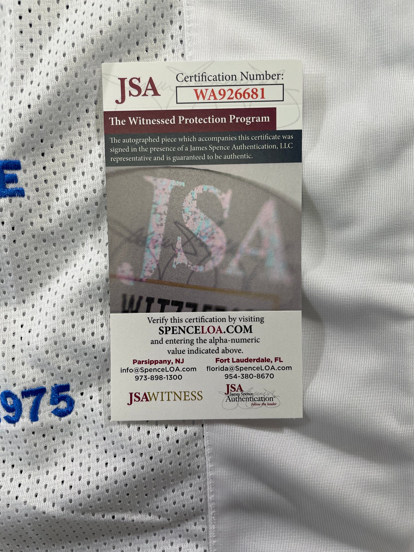 BOB LILLY DALLAS COWBOYS SIGNED STAT FOOTBALL JERSEY w/HOF JSA