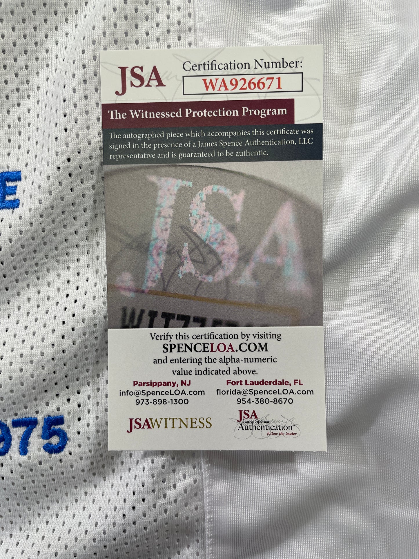 BOB LILLY DALLAS COWBOYS SIGNED STAT FOOTBALL JERSEY w/HOF JSA