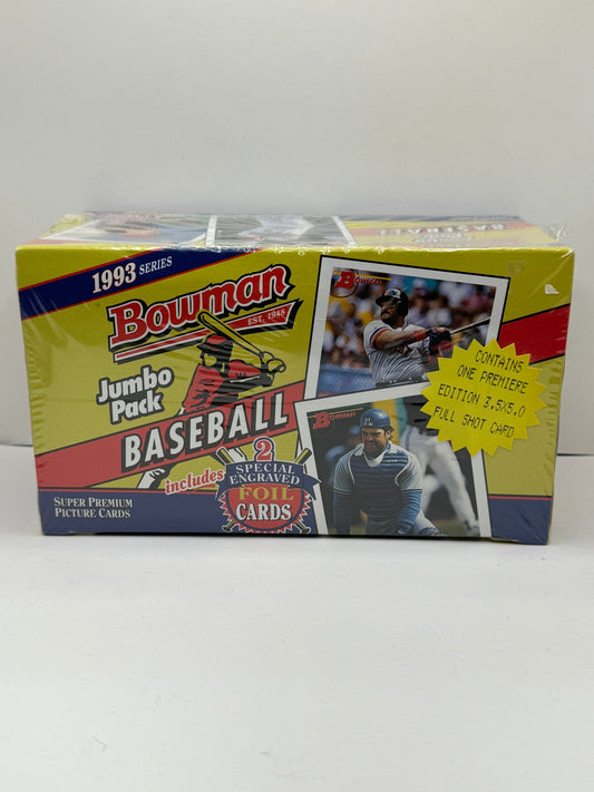 1993 Topps Bowman Jumbo Baseball Hobby Box