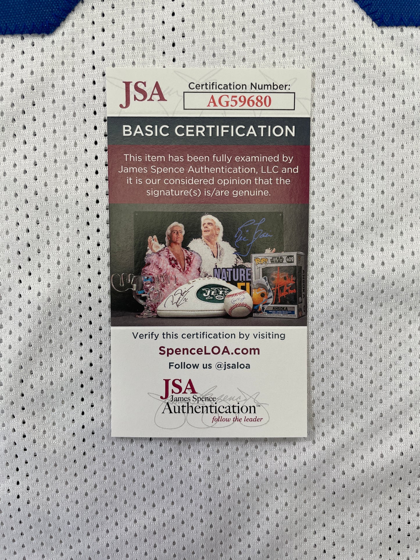 BILLY JOE DUPREE DALLAS COWBOYS SIGNED WHITE JERSEY w/INSCs XL JSA COA