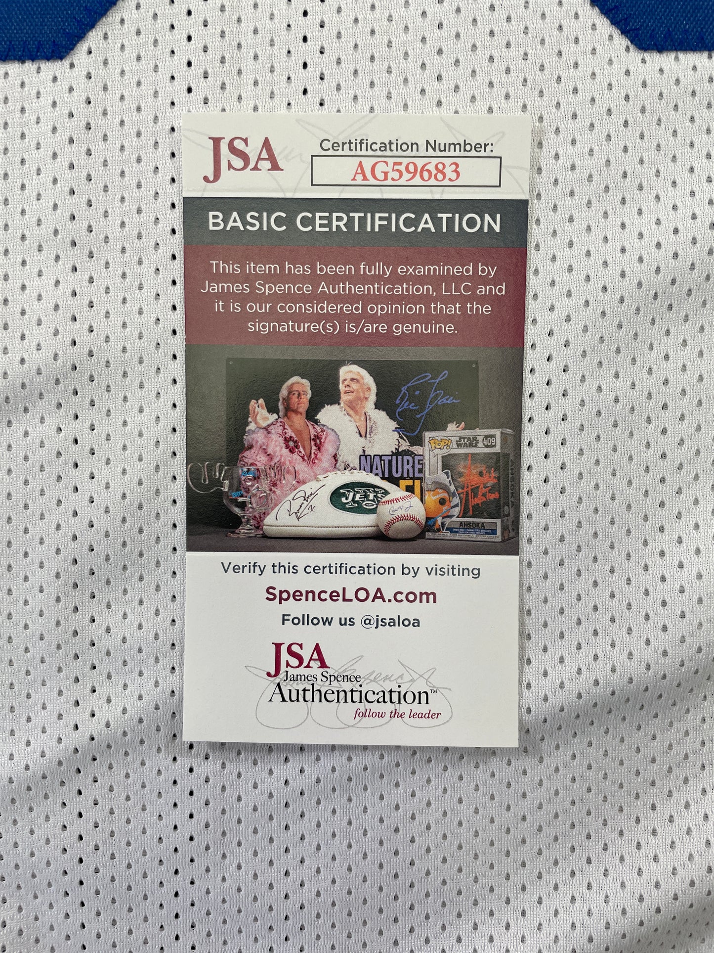 BILLY JOE DUPREE DALLAS COWBOYS SIGNED WHITE JERSEY w/INSCs XL JSA COA