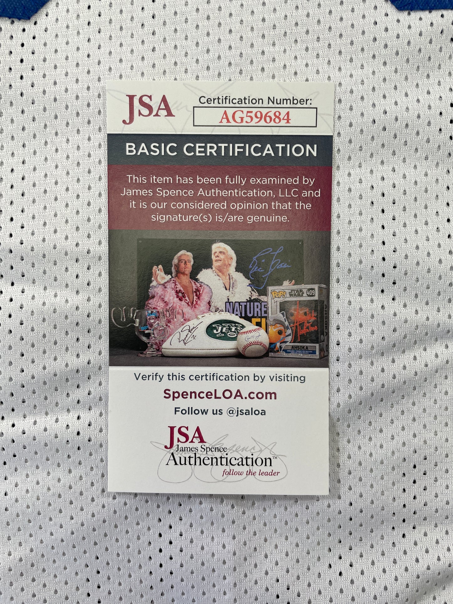 BILLY JOE DUPREE DALLAS COWBOYS SIGNED WHITE JERSEY w/INSCs XL JSA COA