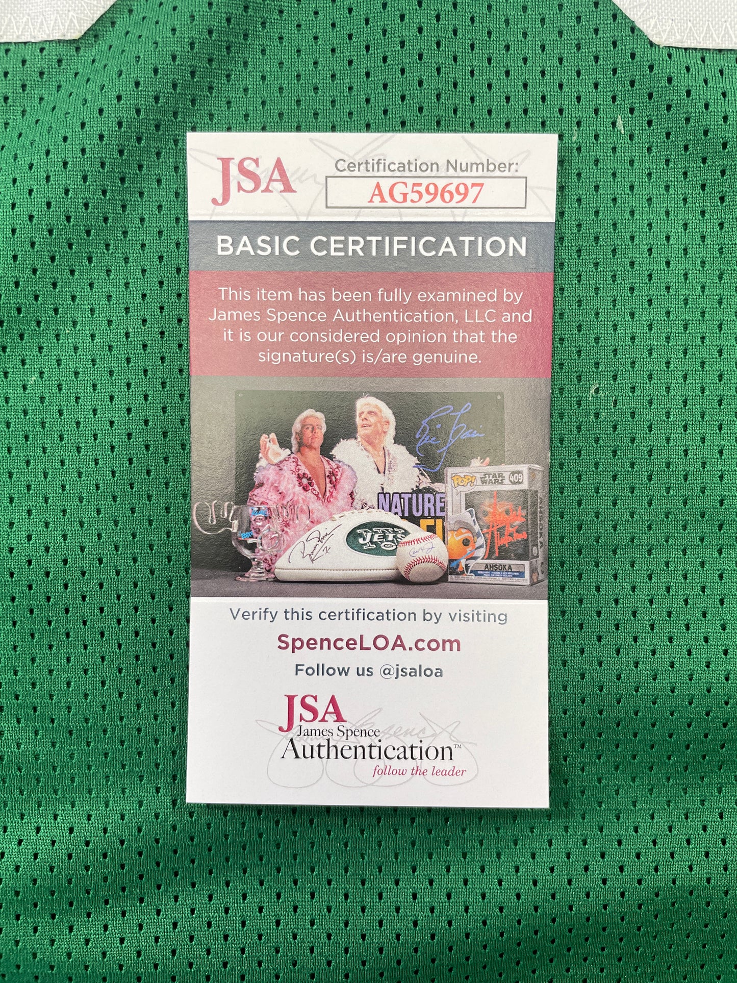 BILLY JOE DUPREE MICHIGAN STATE SPARTANS SIGNED JERSEY w/INSCs XL JSA COA