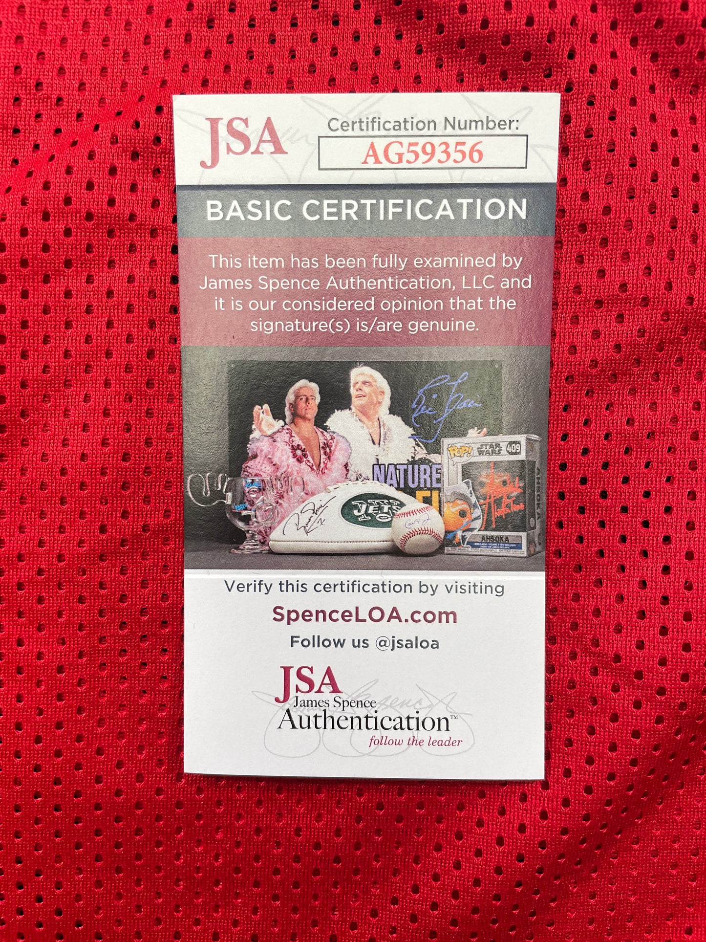 TONY HILL STANFORD CARDINAL SIGNED JERSEY Cowboys w/2x1stTeamAllPac8 JSA