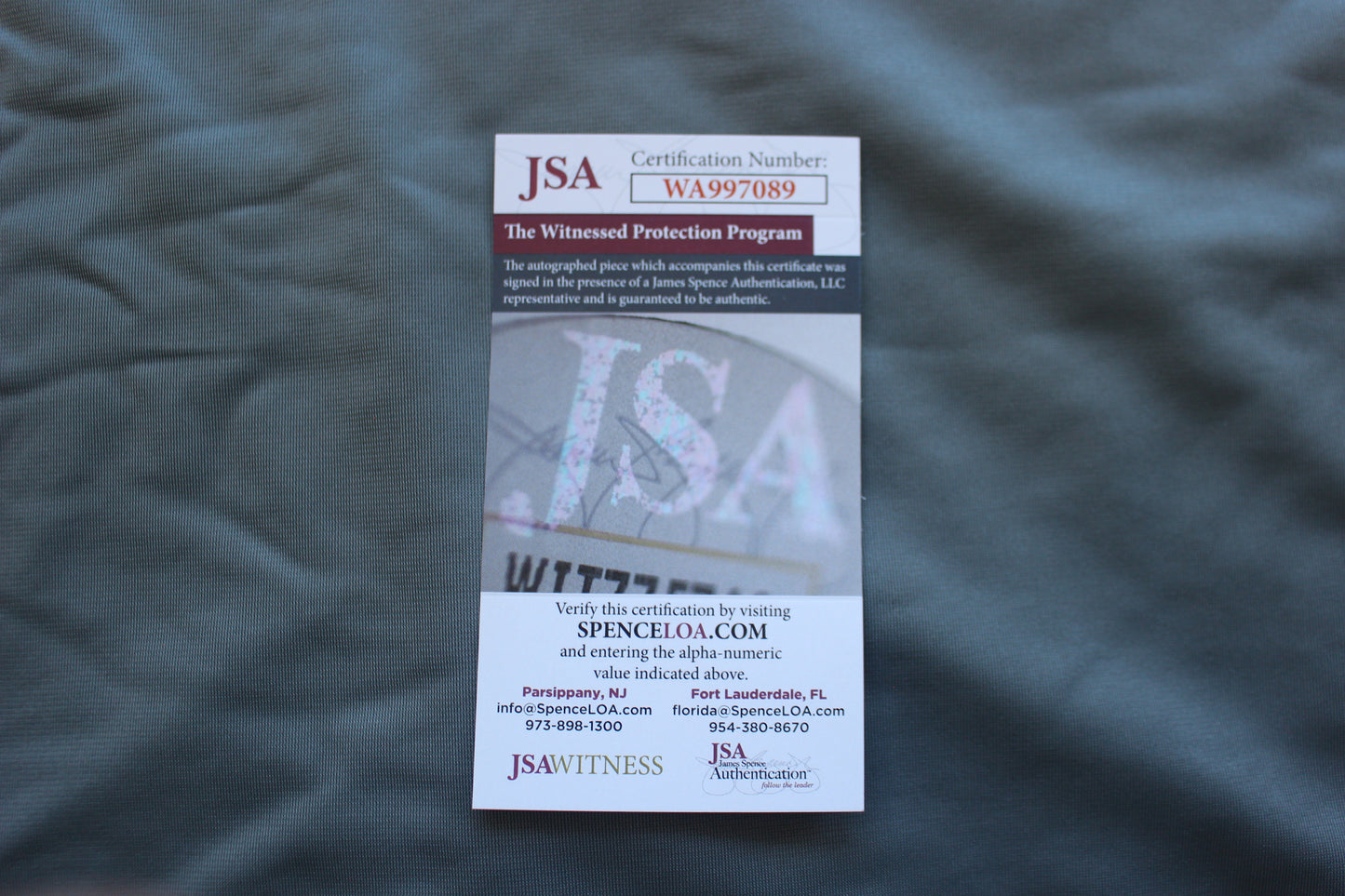 JOSE CANSECO RANGERS GRAY #33 no INSC JSA