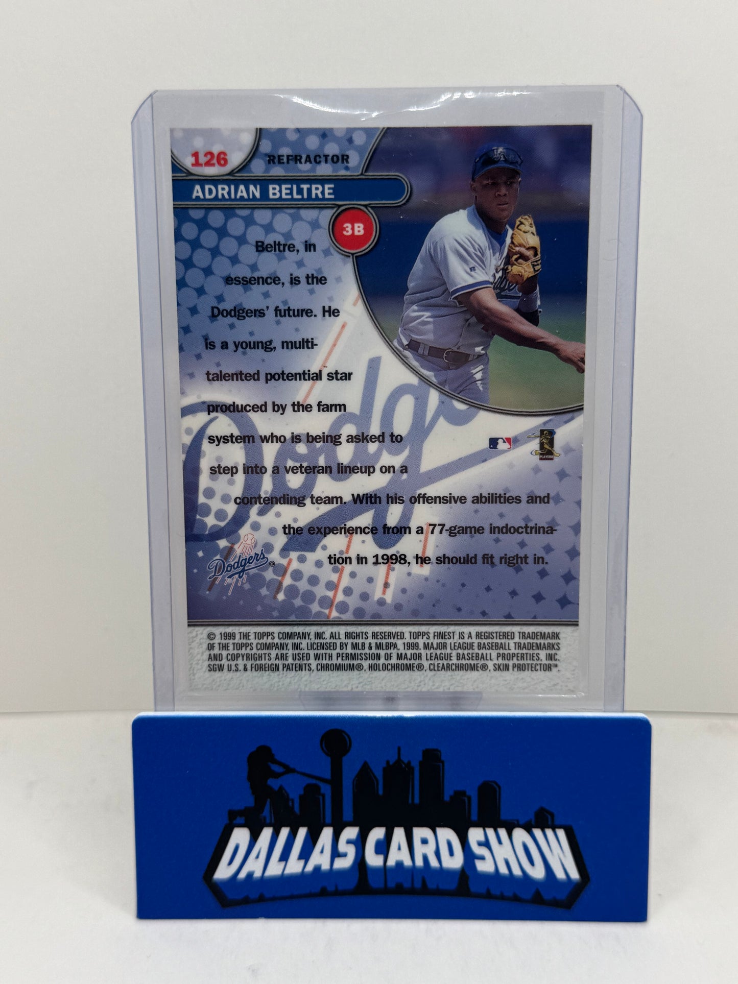 1999 Topps Finest Refractor #126 Adrian Beltre
