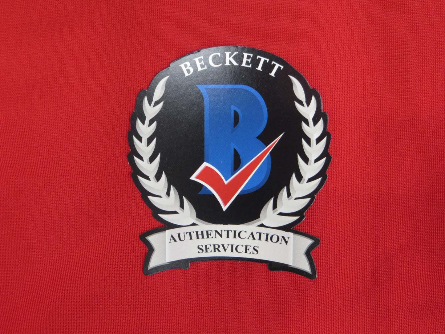 MICHAEL YOUNG TEXAS RANGERS SIGNED RED JERSEY size XL BAS COA