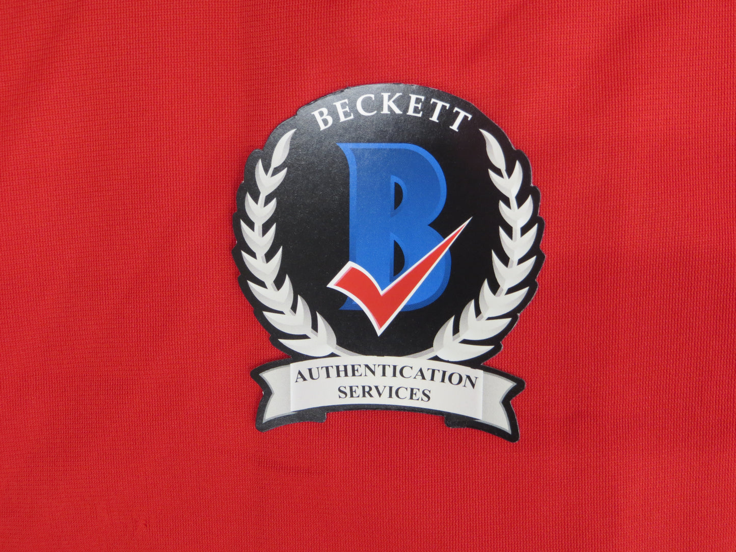 MICHAEL YOUNG TEXAS RANGERS SIGNED RED JERSEY size 3XL BAS COA