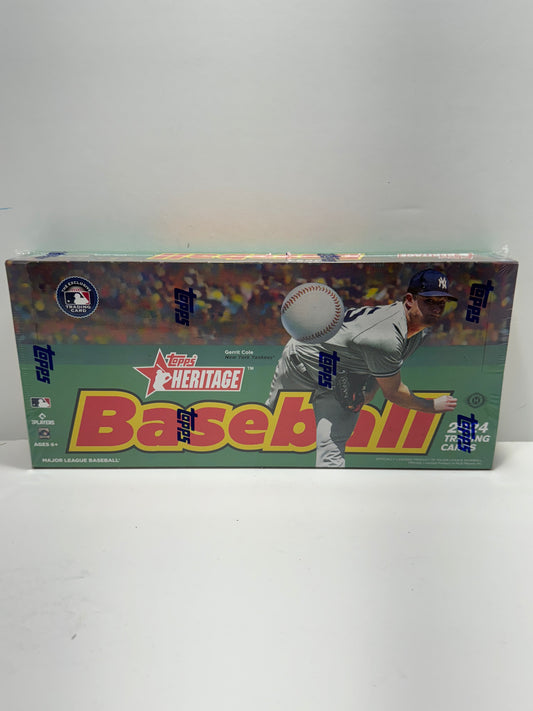 2024 Topps Heritage Baseball Hobby Box