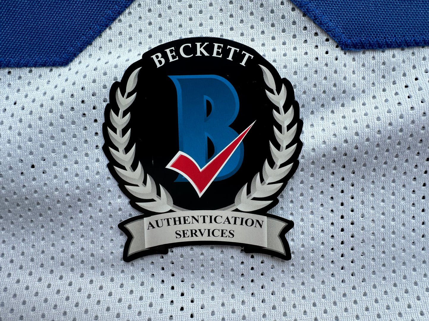 EUGENE LOCKHART DALLAS COWBOYS SIGNED WHITE JERSEY w/MULTI INSCs M BAS