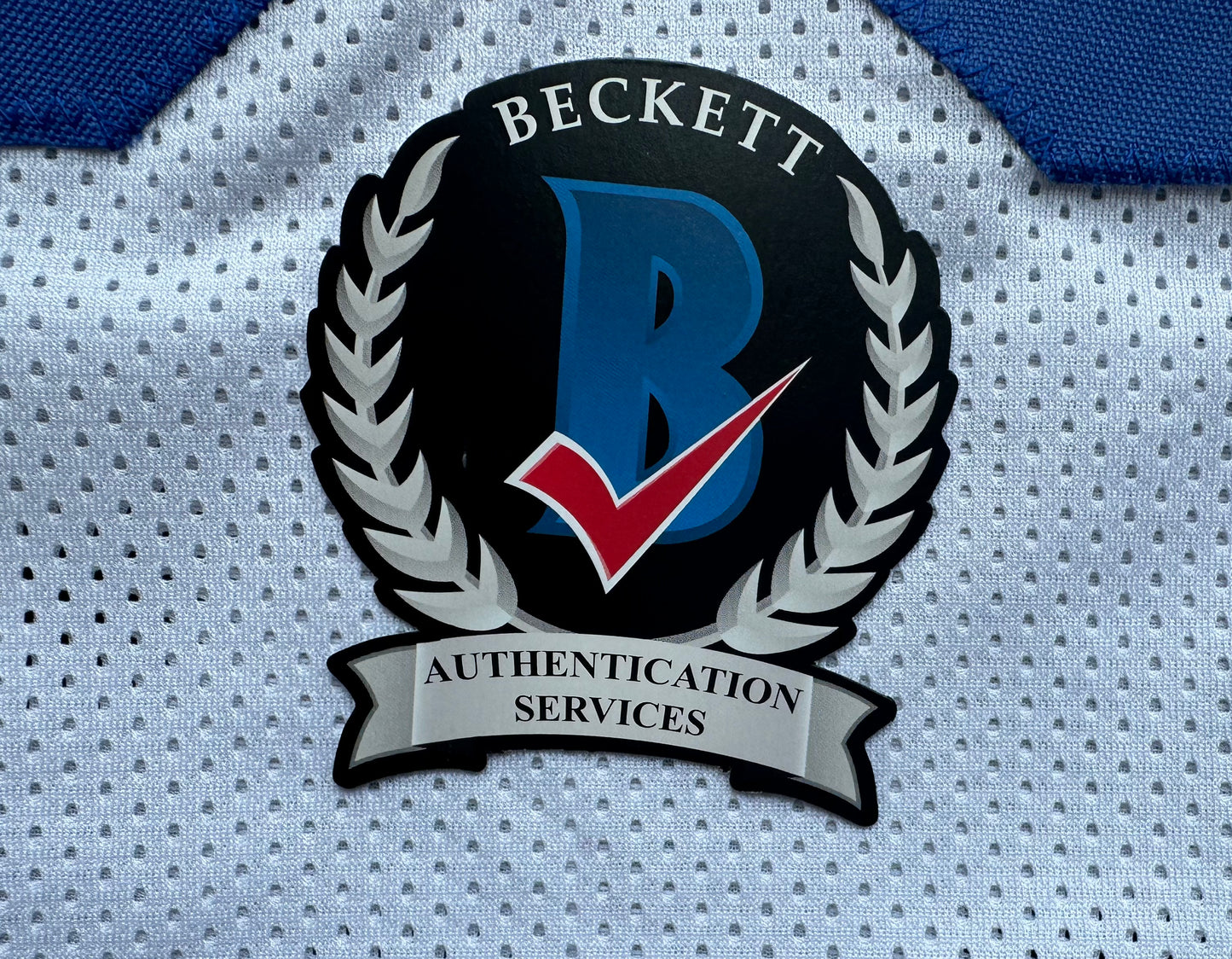 EUGENE LOCKHART DALLAS COWBOYS SIGNED WHITE JERSEY w/MULTI INSCs XL BAS