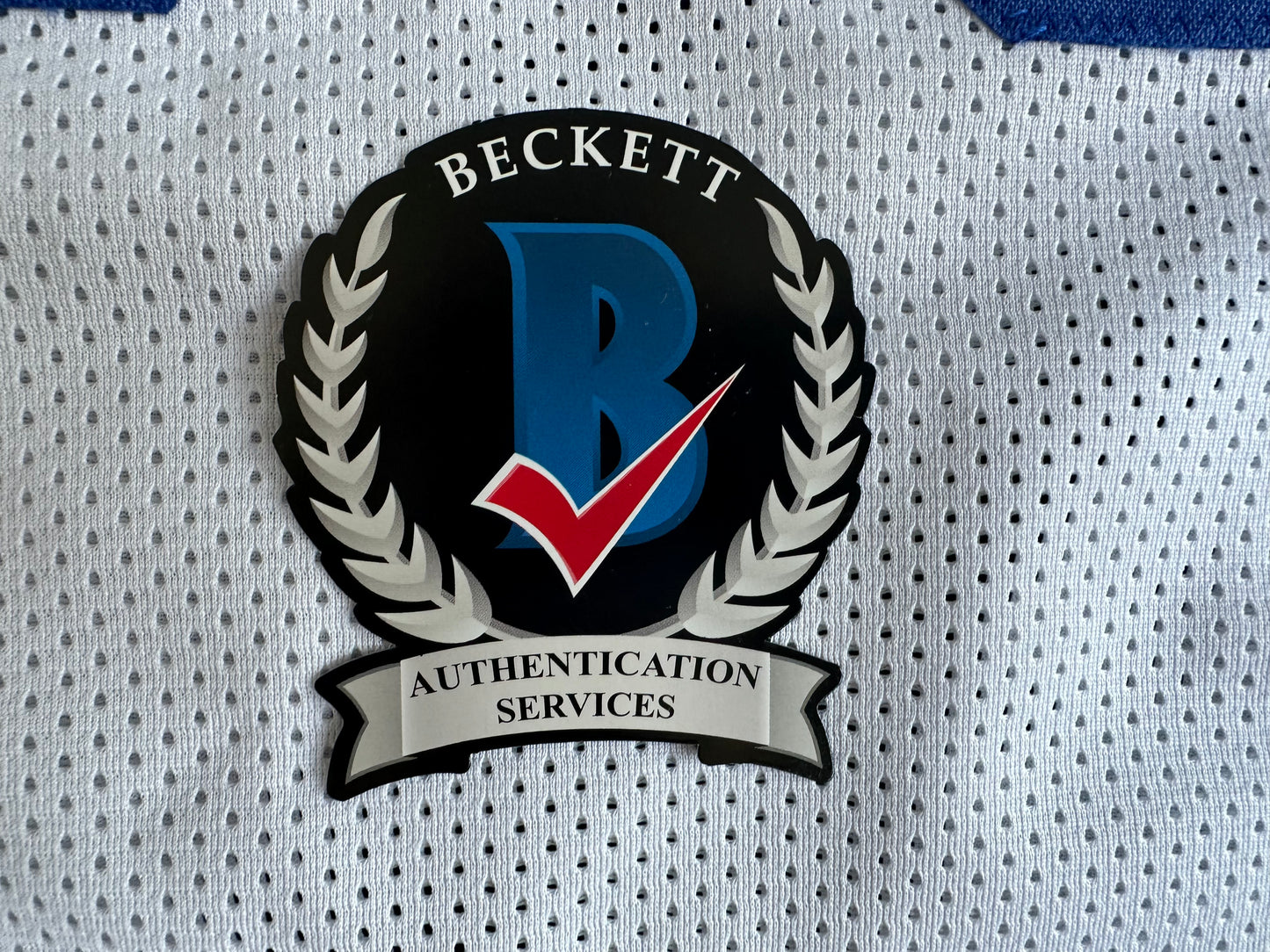 EUGENE LOCKHART DALLAS COWBOYS SIGNED WHITE JERSEY w/MULTI INSCs 2XL BAS