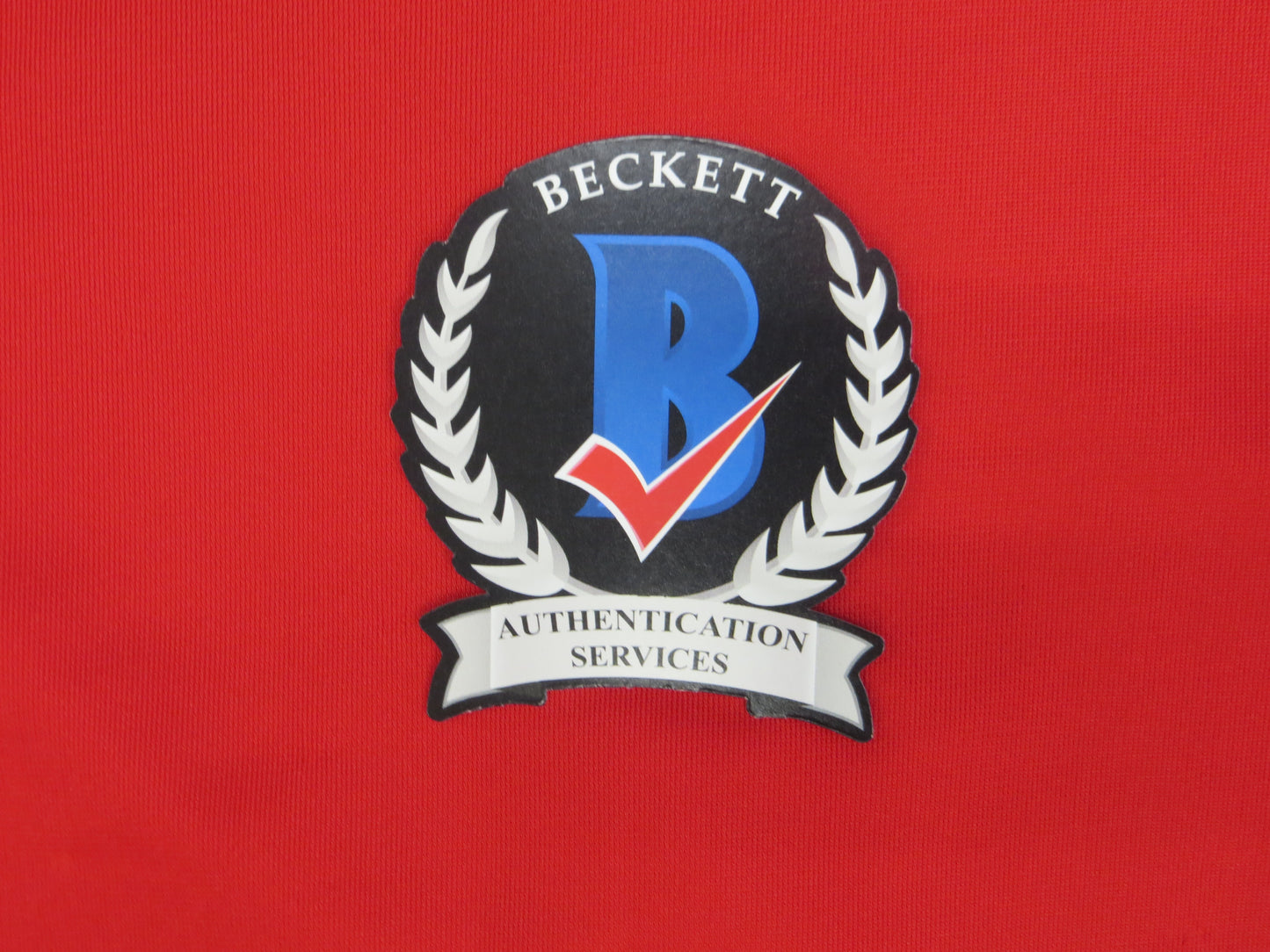 JOSH HAMILTON TEXAS RANGERS SIGNED RED JERSEY size L BAS COA