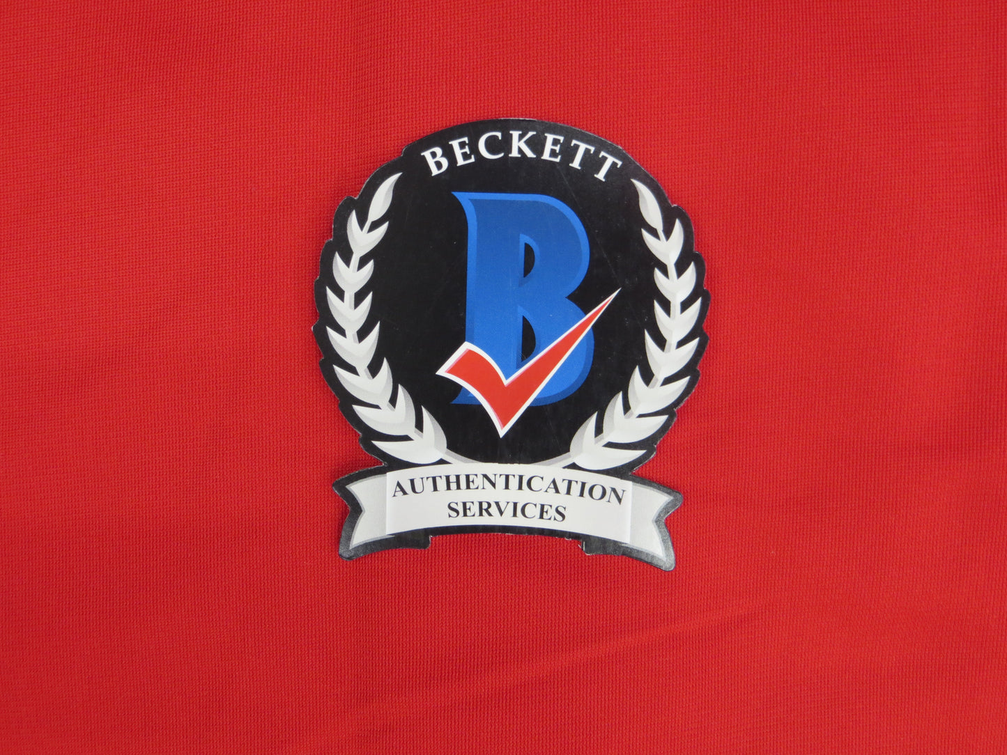 JOSH HAMILTON TEXAS RANGERS SIGNED RED JERSEY size L BAS COA