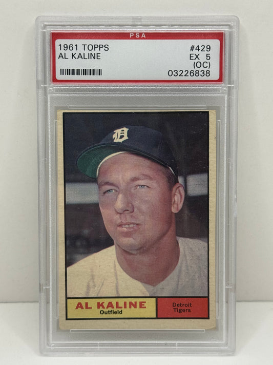 1961 Topps Al Kaline #429 PSA 5 EX Tigers