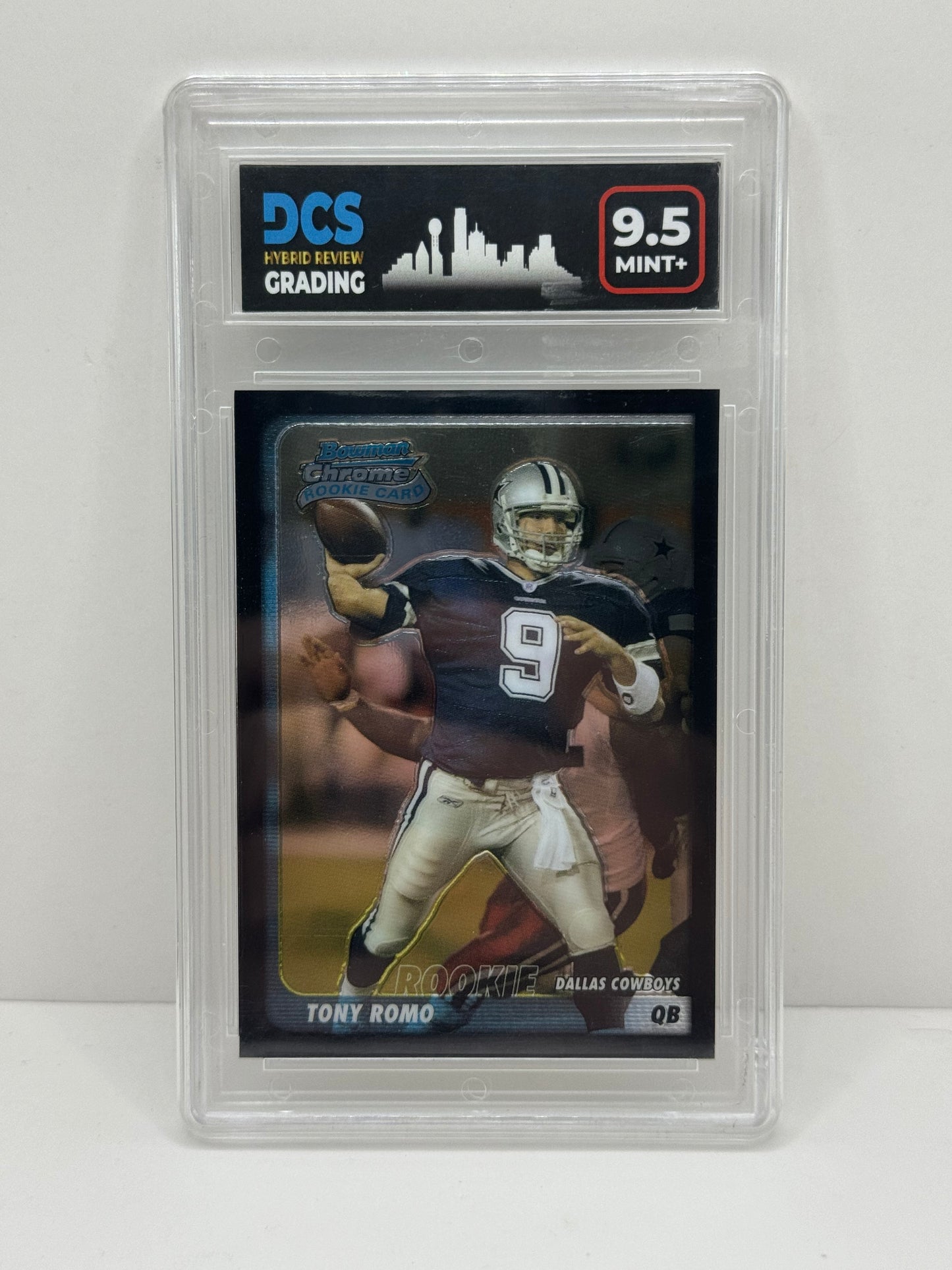 2003 Bowman Chrome Tony Romo #144 Rookie DCS 9.5