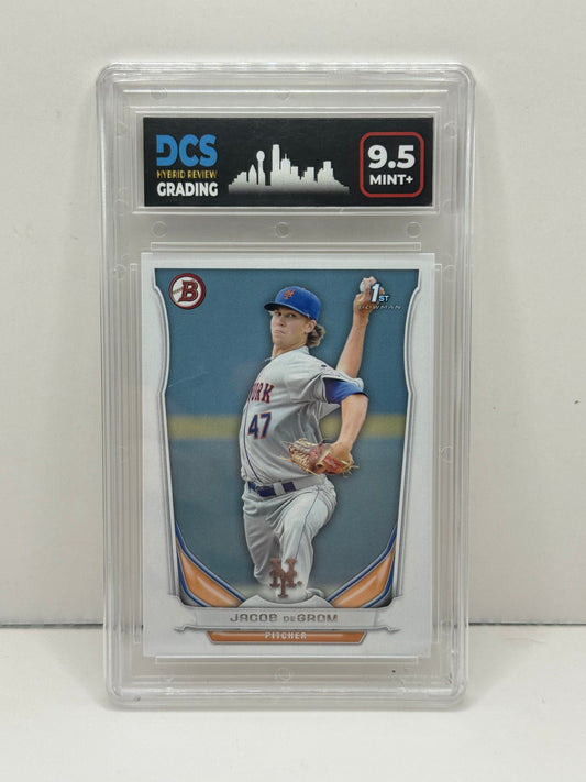2014 Bowman Jacob Degrom 1st #BP73 DCS 9.5