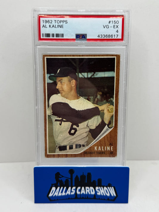 1962 Topps 3150 Al Kaline PSA 4