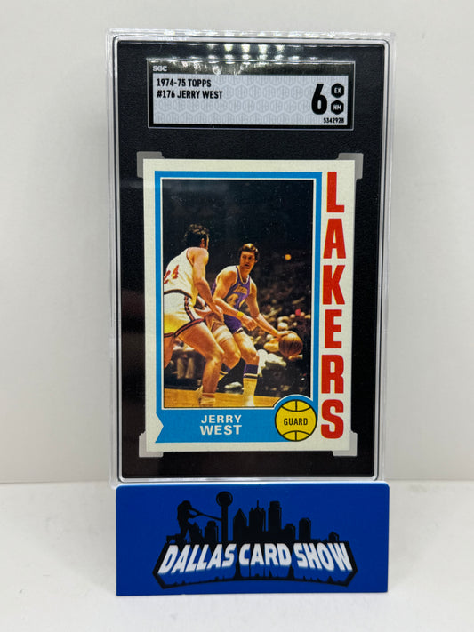 1974-75 Topps #176 Jerry West SGC 6