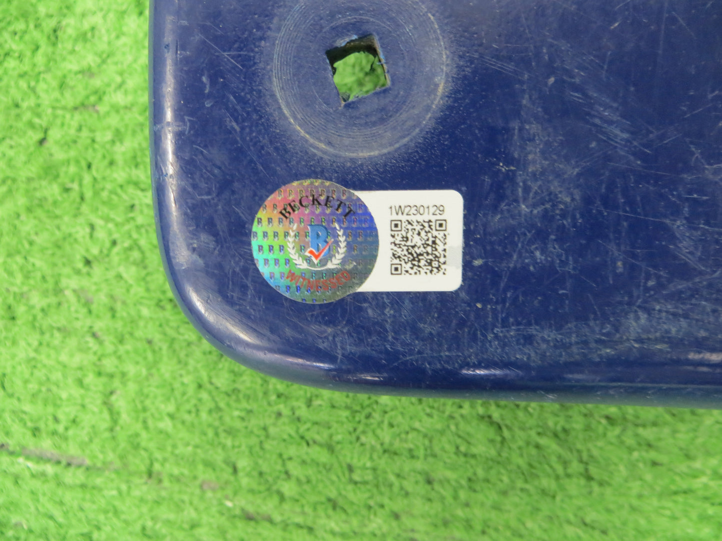 KEVIN VON ERICH JOHN The Barbarian NORD SIGNED TEXAS STADIUM SEAT BAS COA