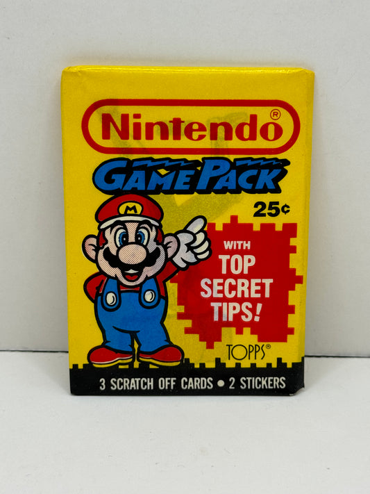 1989 Topps Nintendo GamePack Individual Pack