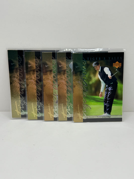 2001 Upper Deck Tiger Woods Tiger's Tale's Complete Set
