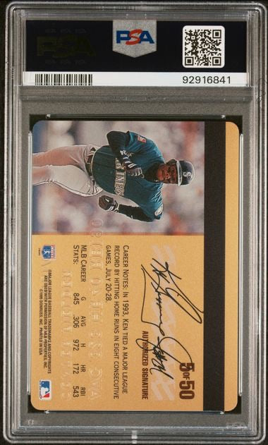 1995 Studio Ken Griffey Jr. Gold PSA 10