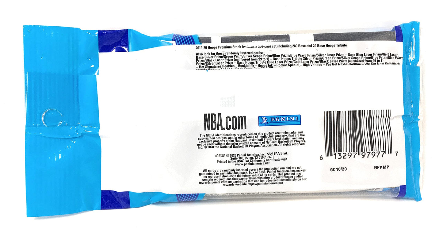 2019-20 Hoops Premium Stock Basketball Cello Pack