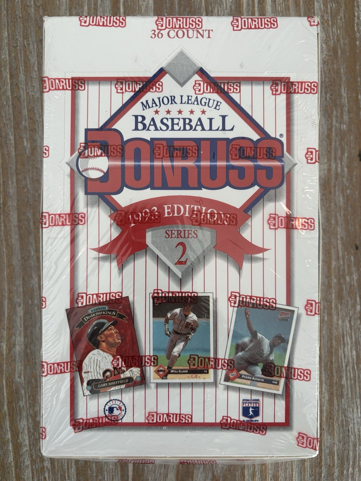 1993 Donruss Baseball Series 2 Factory Sealed Hobby Box
