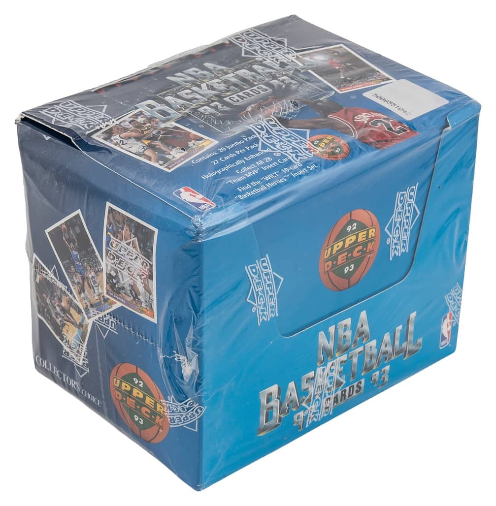 1992-93 Upper Deck Basketball Series 1 Sealed JUMBO BOX