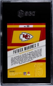 2017 Panini Absolute #20 Patrick Mahomes Rookie Roundup Retail SGC 9.5