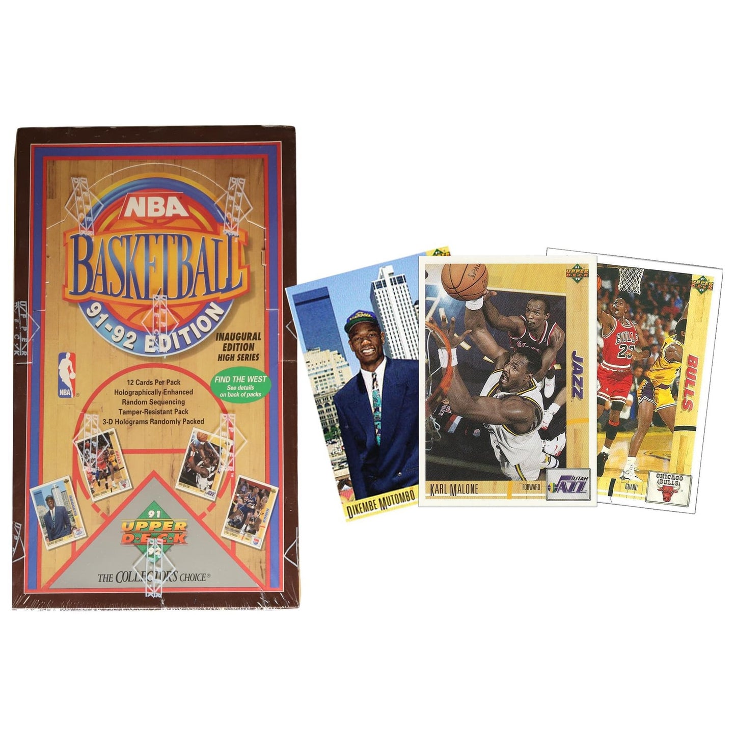 1991-92 Upper Deck Basketball High Series Sealed Box | 36 Packs