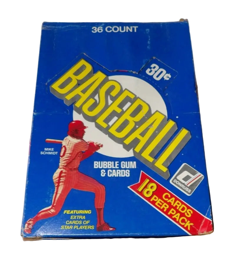 1981 Donruss Baseball Unopened Wax Box